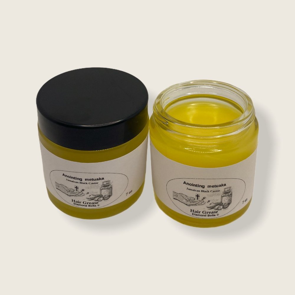 Anointing Metuaka Jamaican Black Castor Hair Grease 7 oz